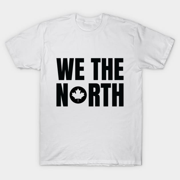 Image: We the north (oh canada) (black) T-Shirt by itemful